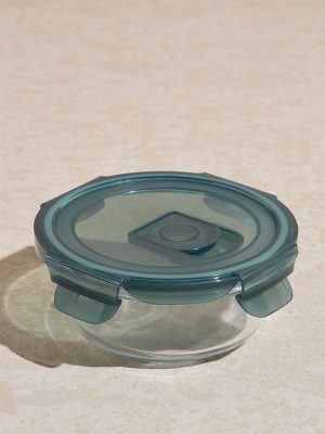 Westside Home Green Glass Tiffin Box - Small