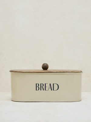 Westside Home Off-White Bread Container Box