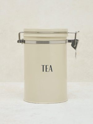 Westside Home Off-White Tea Canister