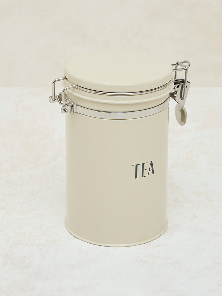 Westside Home Off-White Tea Canister - Image 2