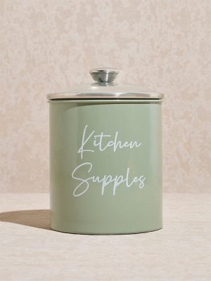 Westside Home Mint Kitchen Supplies Container with Lid