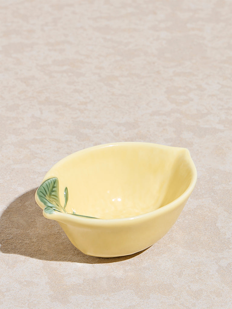 Westside Home Yellow Lemon-Shaped Bowl - Image 2