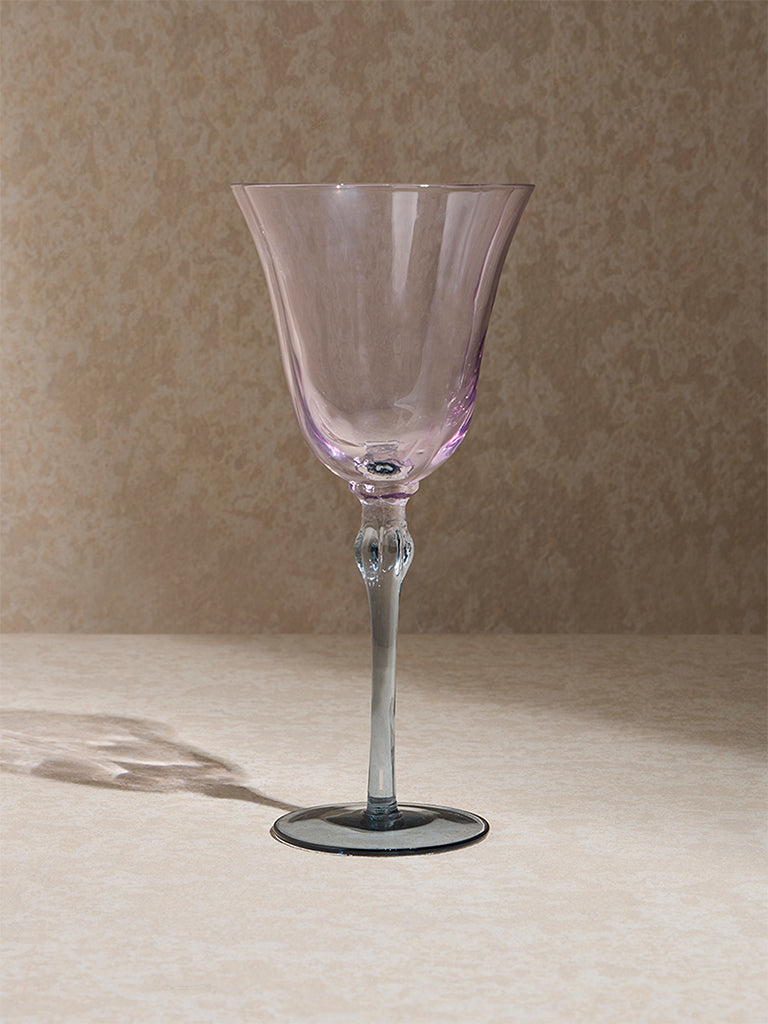 Westside Home Multicolour Lotus-Style Wine Glass - Image 2
