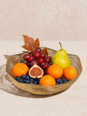 Westside Home Gold Wired Decorative Bowl