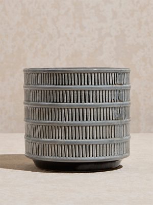 Westside Home Grey Ceramic Pot