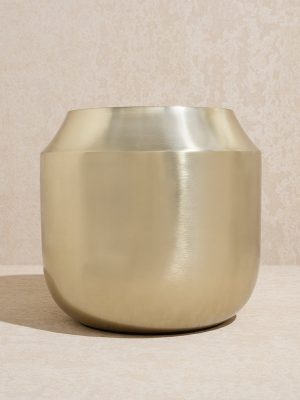 Westside Home Gold Floor Planter - Small