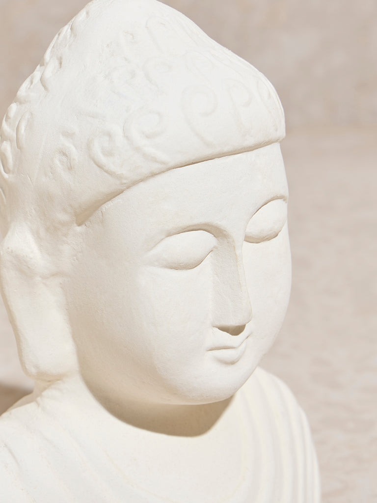 Westside Home Off-White Buddha Decorative Object - Image 3