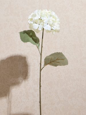 Westside Home White Artificial Hydrangea Flower