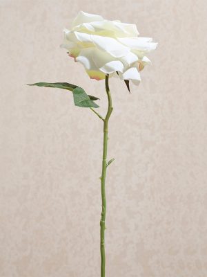 Westside Home White Artificial Rose Flower