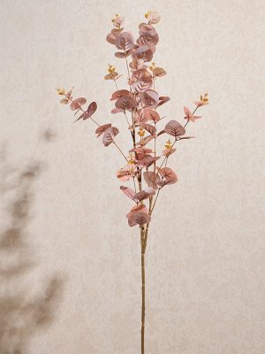 Westside Home Rust Artificial Eucalyptus Plant