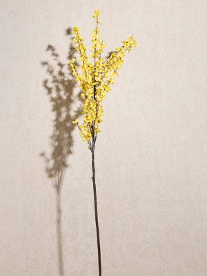 Westside Home Yellow Artificial Jasmine Flower