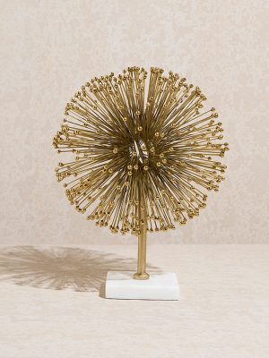 Westside Home Gold Wired Ball Decorative Object