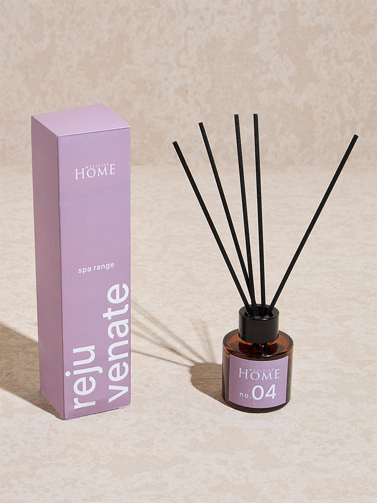 Westside Home Lilac Rejuvenate Spa Fragrance Diffuser with Five Reed Sticks