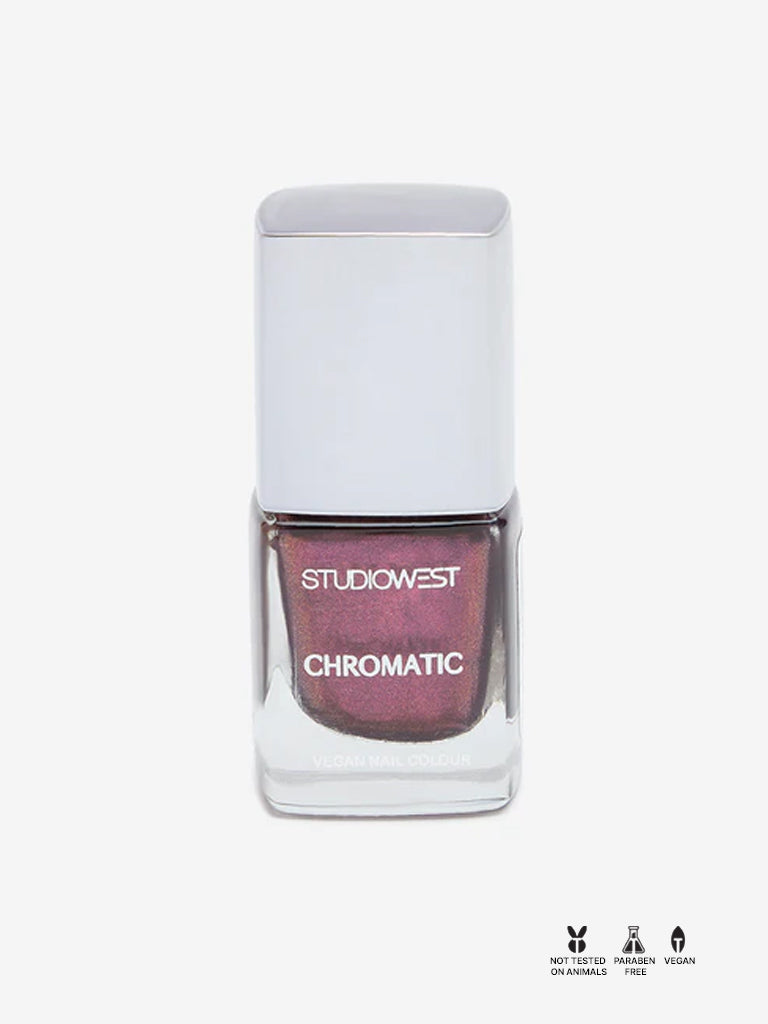 Studiowest Chromatic Wine Purple Glint PR-31 Nail Colour - 8 ml - Image 3