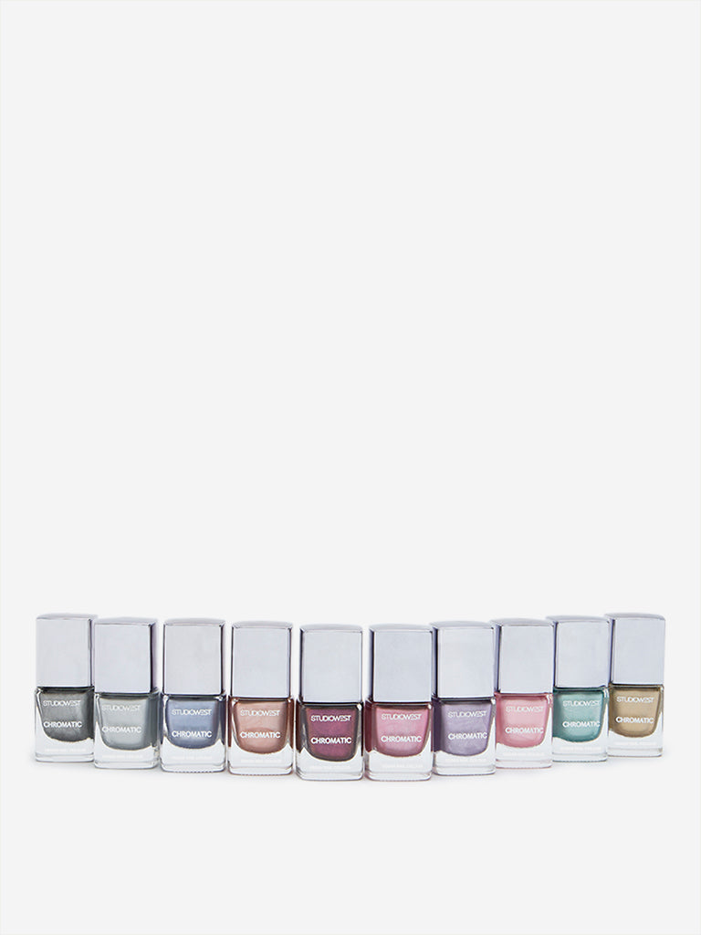 Studiowest Chromatic Wine Purple Glint PR-31 Nail Colour - 8 ml - Image 4