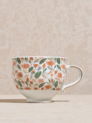 Westside Home Multicolour Floral Printed Mug