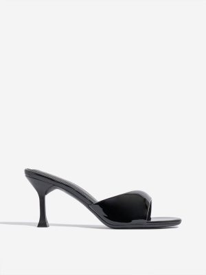 LUNA BLU Black Heel Sandals