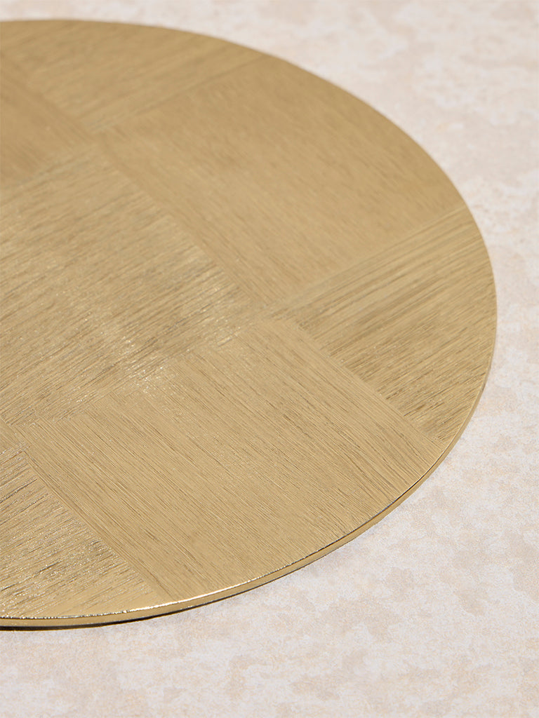 Westside Home Gold Self -Checkered Trivet - Image 3