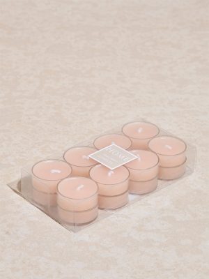 Westside Home Pink Acrylic Tealight Candles (Set of 16)