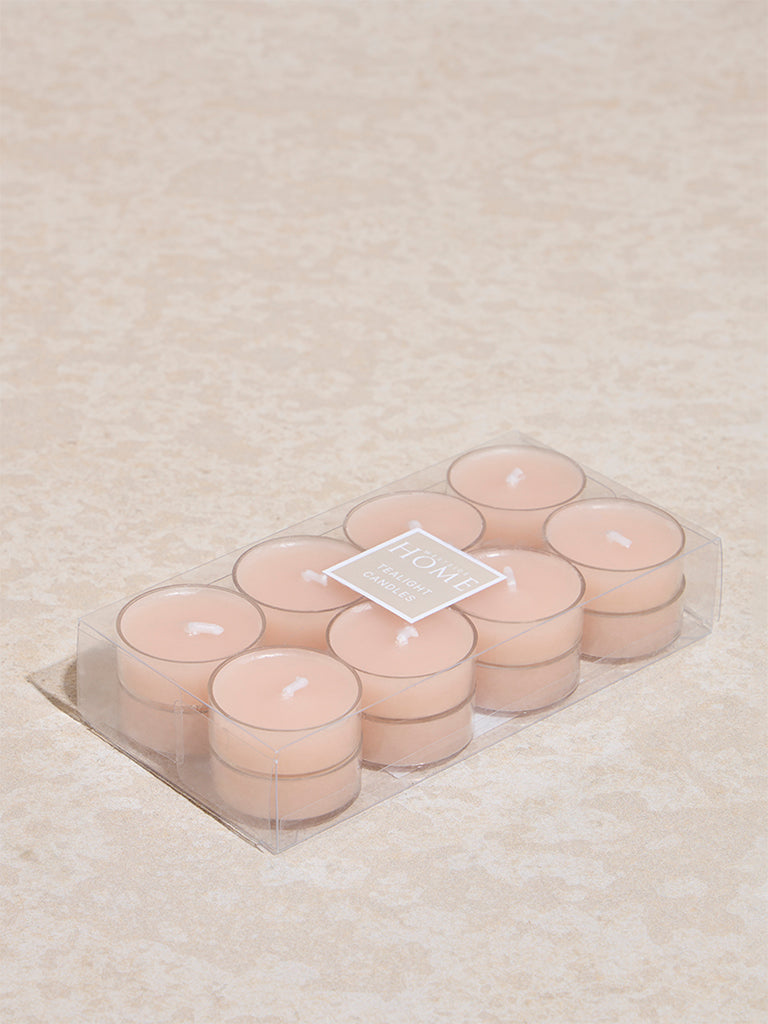 Westside Home Pink Acrylic Tealight Candles (Set of 16)