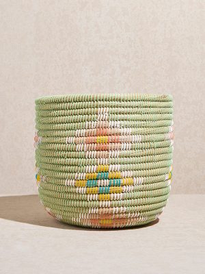 Westside Home Multicolour Woven Textured Planter- Large