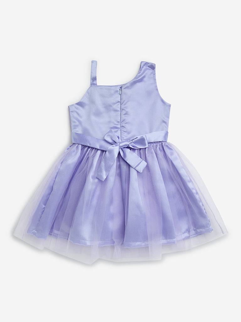 HOP Kids Lilac Bow-Detailed Party Dress - Image 2