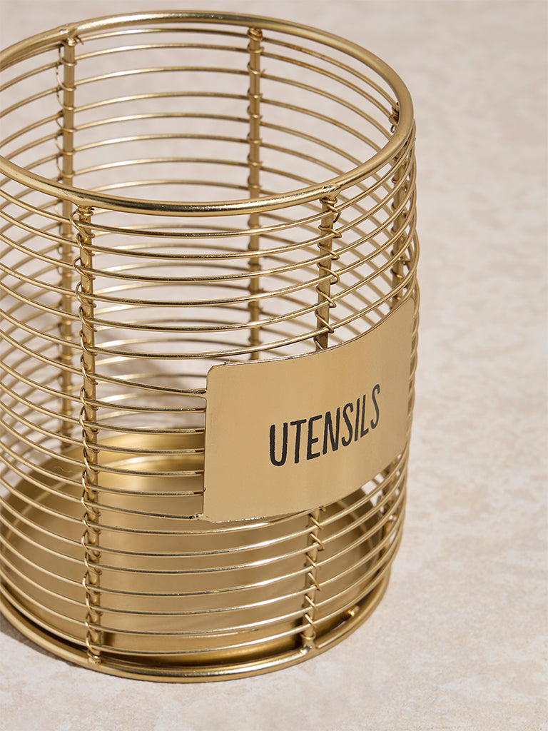Westside Home Gold Utensil Holder - Image 3