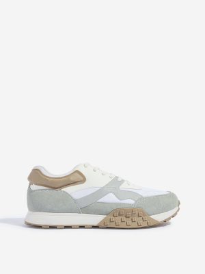 SOLEPLAY Grey Colour-Block Sneakers