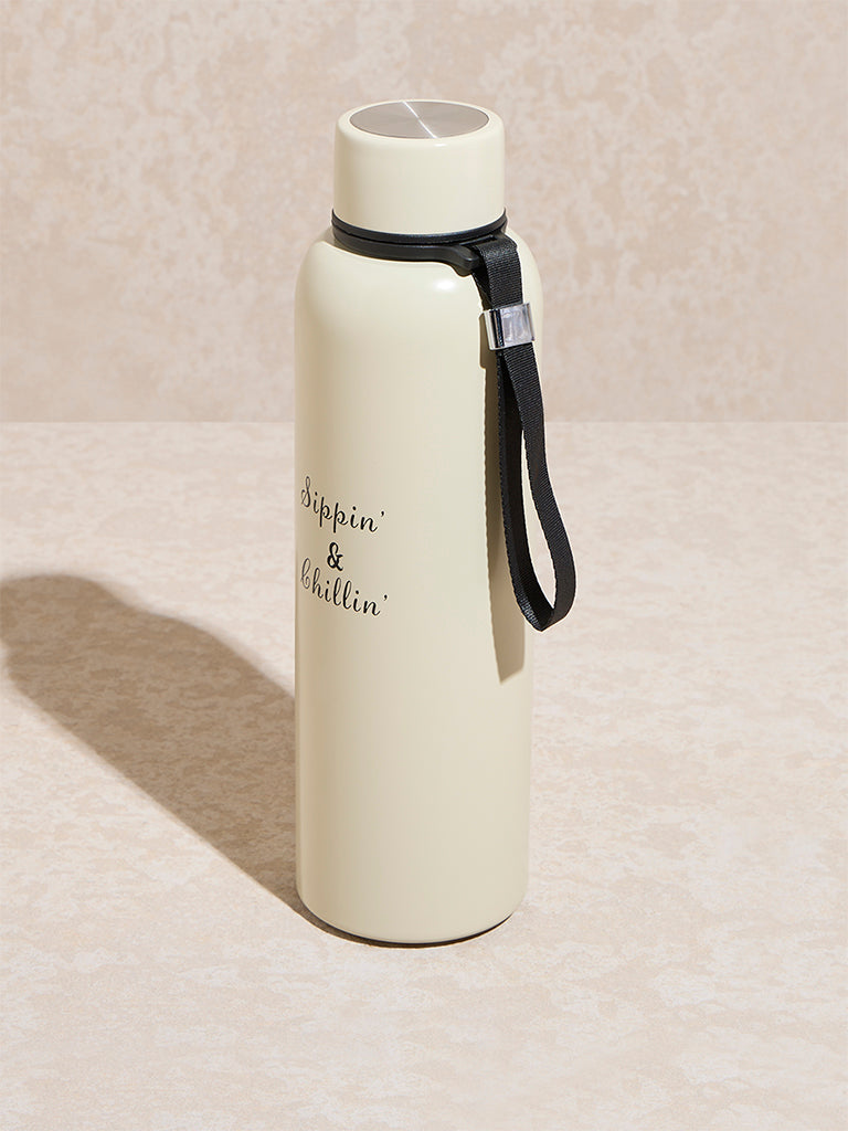 Westside Home Off-White Text Design Bottle - Image 2