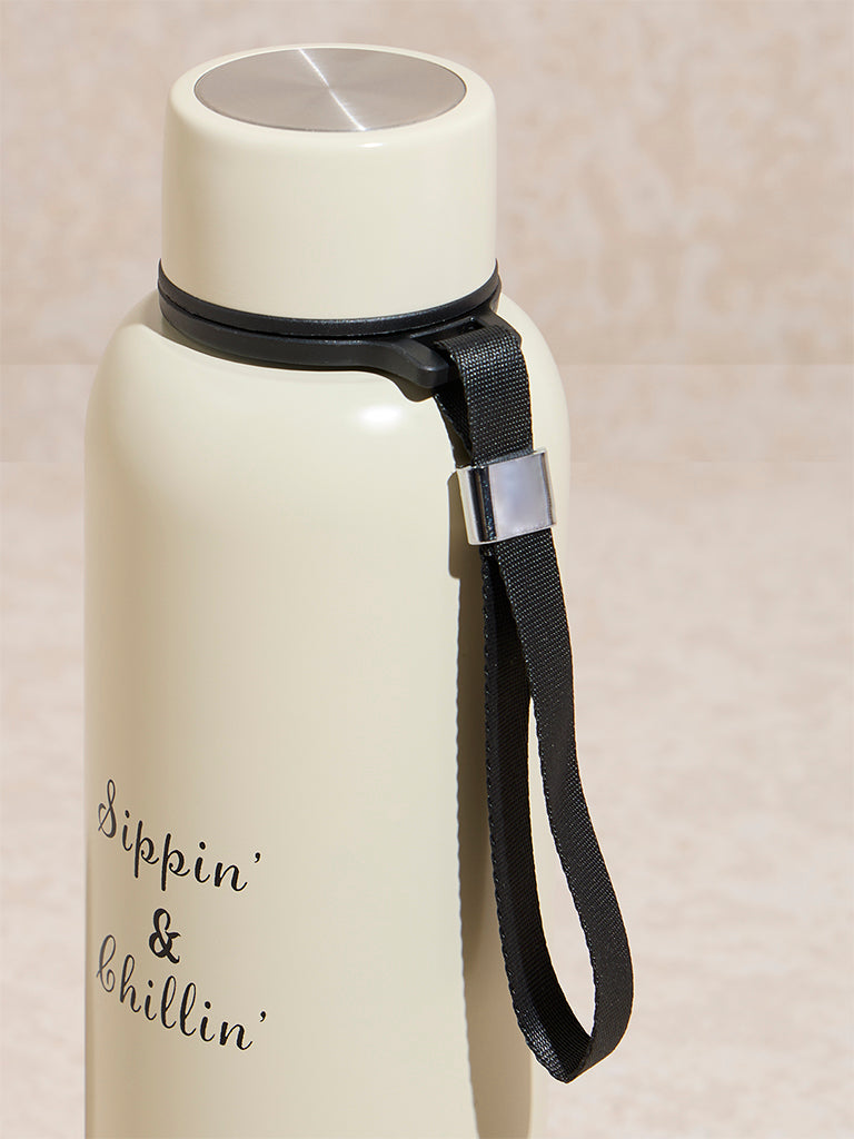 Westside Home Off-White Text Design Bottle - Image 3