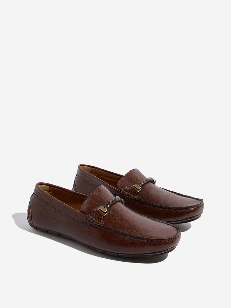 SOLEPLAY Brown Driver Loafers - Image 2