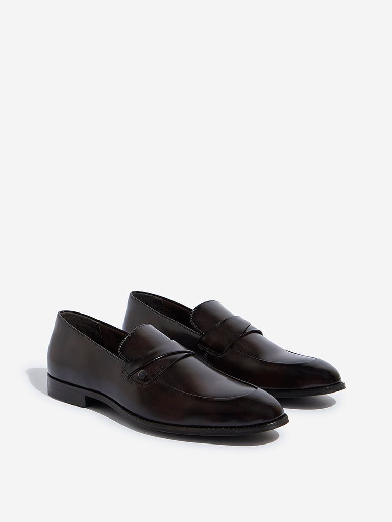 SOLEPLAY Brown Formal Leathers Penny Loafers - Image 2