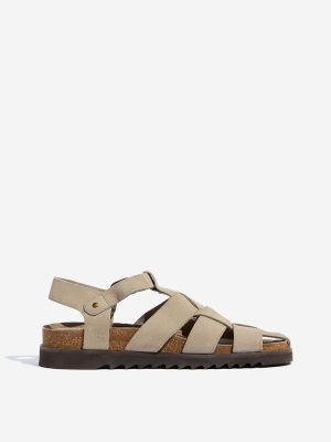 SOLEPLAY Beige Multi Strap Buckle Sandals