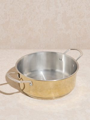 Westside Home Gold Saute Pan -   Large