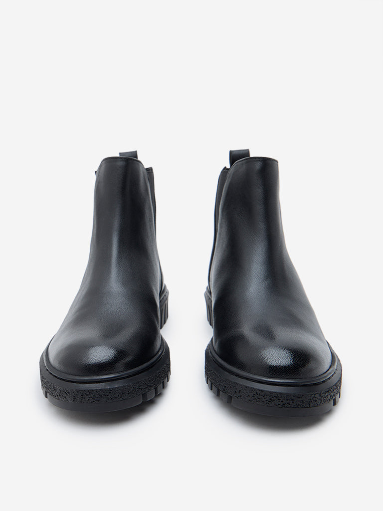 LUNA BLU Black Chelsea Boots - Image 3
