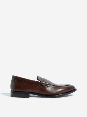 SOLEPLAY Brown Penny Loafers