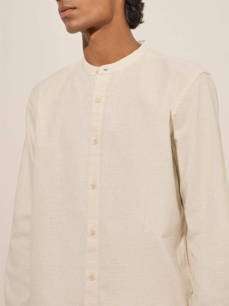 ETA Off-White Resort-Fit Cotton Shirt - Image 2