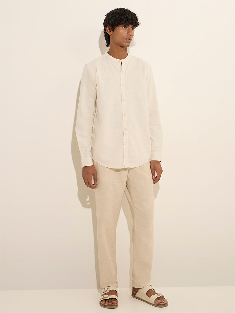 ETA Off-White Resort-Fit Cotton Shirt - Image 3