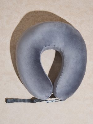 Westside Home Grey Travel Neck Pillow