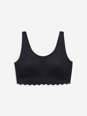 Y&F Kids Black Invisible Comfort Crop Top