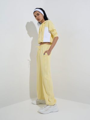 Studiofit Yellow High-Rise Track Pants