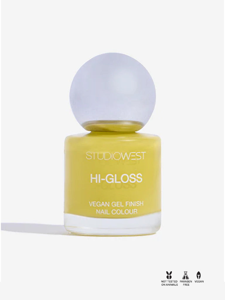 Studiowest Hi-Gloss Citrus Spark GR-05 Creme Nail Colour - 8 ml - Image 3