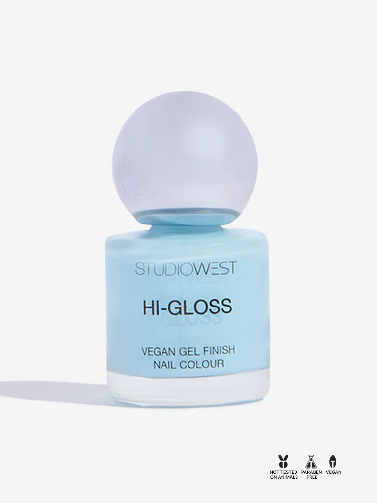 Studiowest Hi-Gloss Baby Bluebell BL-06 Creme Nail Colour - 8 ml - Image 3
