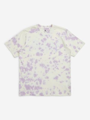 Y&F Kids Purple Tie-Dye Design Cotton T-Shirt