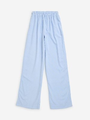 Y&F Kids Blue Striped High-Rise Pants