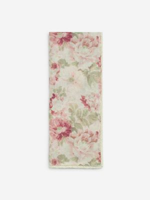Zuba Multicolour Floral Design Cotton-Blend Stole