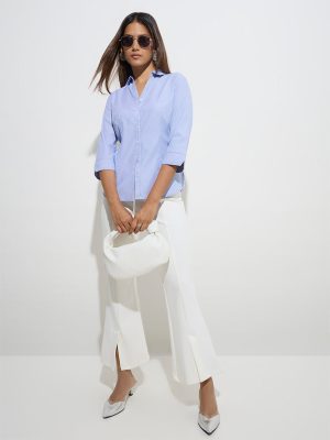 Wardrobe Blue Striped Shirt