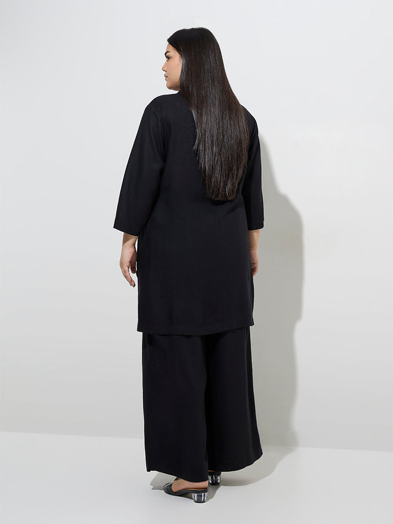 Diza Black Animal Design Tunic - Image 4