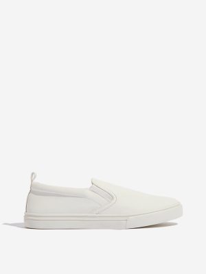 SOLEPLAY White Slip-On Shoes