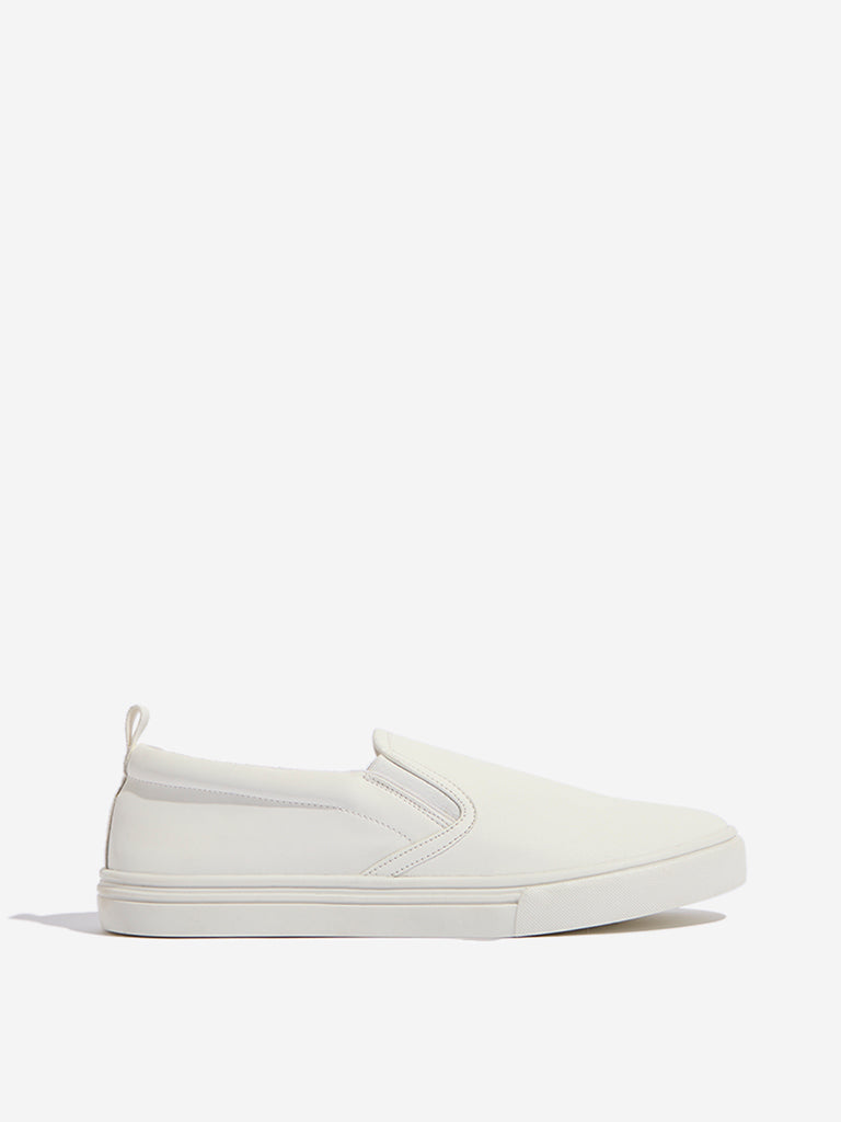SOLEPLAY White Slip-On Shoes